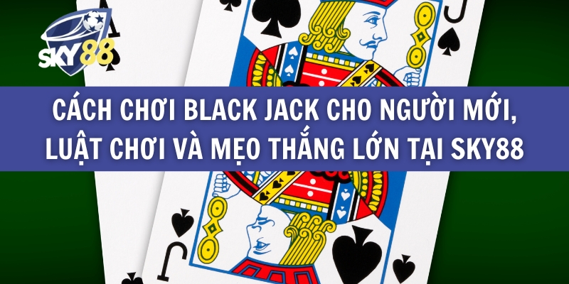 Cách Chơi Black Jack Cho Người Mới, Luật Chơi Và Mẹo Thắng Lớn Tại Sky88